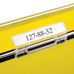 Hanging folder A4 (350х245 mm), up to 80 sheets, SET of 5 PCs, plastic, yellow, BRAUBERG (Italy)