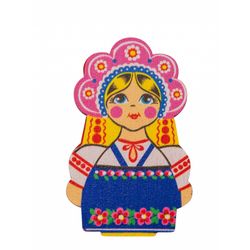 Золотая Хохлома / Wooden magnet "Alyonushka"