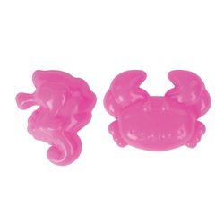 Areia de modelagem cinética UNLANDIA, rosa, 500 g, 2 moldes, balde