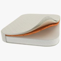 Dreams Store / Oval mattress for the bed Smart 1-transformation 100x70x9 cm (bikokos 1cm + holcon 8cm)