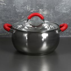 Доляна / Doliana / Casserole "Werner", 3.5 l, d = 20 cm, with glass lid