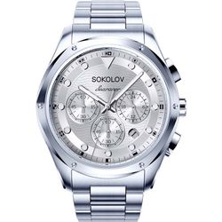 SOKOLOV / Russian wrist watch My World 320.71.00.000.01.01.3 with chronograph