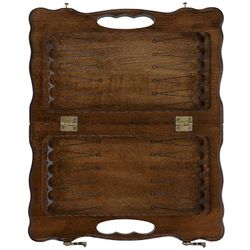 GamesDealer / Carved backgammon "Eagle" with handle 30, Haleyan