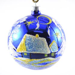 Бирюсинка / Christmas ball Night 100 mm