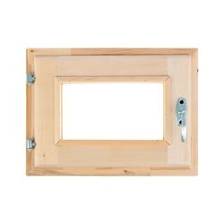 Добропаровъ / Ventana, doble vidrio 30 × 40 cm, de tilo
