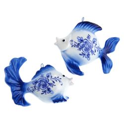 Kurts Adler / 圣诞树玩具“鱼”，6.5 厘米