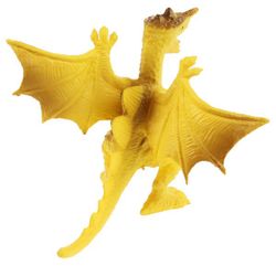 Играем вместе / Let's play together / A set of plastisol toys "Yellow dragon with an egg"