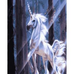 Опт-картина / Painting by numbers 40x50 Unicorn
