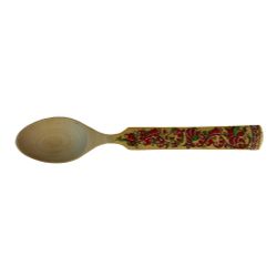 Беломорские узоры / The spoon is wooden "Severodvinsk red painted" 25.5 cm