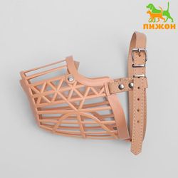 Пижон / Dude / muzzle, plastic, No. 6 (DN 8 cm with leatherette collar