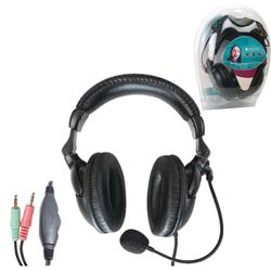 DEFENDER / Mikrofonlu kulaklıklar (kulaklık) HN-898, kablolu, 3 m, kafa bantlı stereo, ses kontrolü