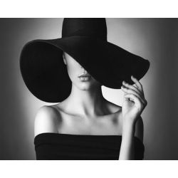 Опт-картина / Pintura por números 40x50 Dama de negro