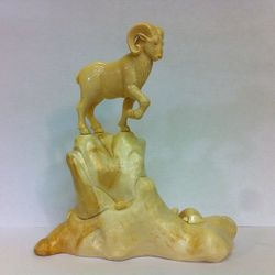 CAPRICORN mammoth ivory souvenir