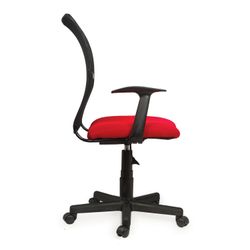 Armchair BRABIX "Spring MG-307", with armrests, combined red / black TW