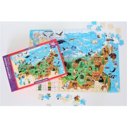 ГеоДом / GeoDom / Map-puzzle "Animals of Russia"