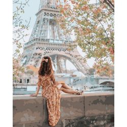 Опт-картина / Painting by numbers 40x50 Photo in Paris