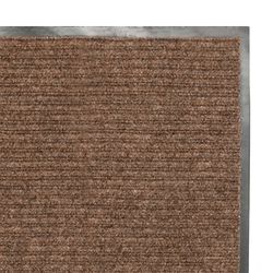 ЛАЙМА / Entrance pile moisture-dirt-proof mat, 120x150 cm, ribbed, thickness 7 mm, brown