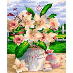 Опт-картина / Tranh theo số 40x50 Mẫu đơn vườn
