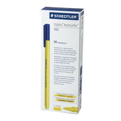 Highlighter STAEDTLER (Germany) "Triplus Textsurfer", NEON YELLOW, triangular, line 1-4 mm
