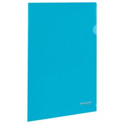 Eckbinder BRAUBERG, blau, 0,10 mm