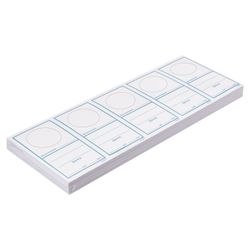 Thẻ giá giấy "Chai", có lỗ khoét cổ, 60x105 mm, bộ 500 chiếc., NHÂN VIÊN