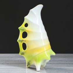 Керамика ручной работы / Table vase "Shell" 36 cm
