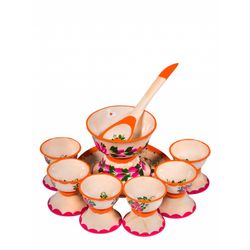 Золотая Хохлома / A set of dishes for dolls "Ogonyok"