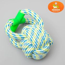 Пижон / 带手柄的绳索玩具“Megamyach”，重达 190 克，15 x 9 厘米