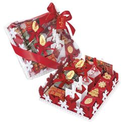 Christmas set "Serpentine", red