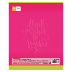 BRAUBERG / Notebook subject PALETTE OF KNOWLEDGE 36 sheets, cover coated paper, MHC, cell / 28 pcs.