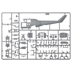 Modell zum Kleben HUBSCHRAUBER "Impact Sowjet Mi-24V / VP" Crocodile", Maßstab 1:72, ZVEZDA