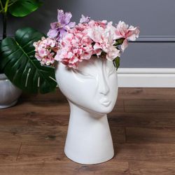 Керамика ручной работы / Floor vase "Head" 44 cm
