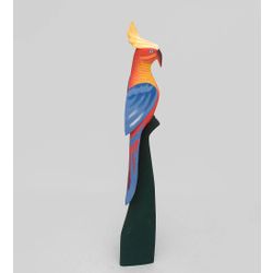 Decor and Gift / Wooden figurine "Royal Cockatoo" 80 cm
