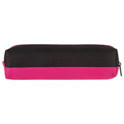 Pencil case-cosmetic bag BRAUBERG, soft, "Black&Bright", black-pink, 21х5х5 cm