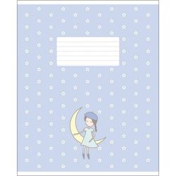 HATBER / Notebook 12 sh. Gaiola ECO, capa de papel revestido grosso, "Sobre meninas" / 20 unid.