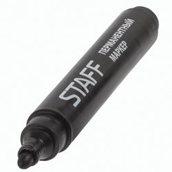 Permanentmarker (unlöschbar) STAFF, SCHWARZ, Rundspitze, 2,5 mm
