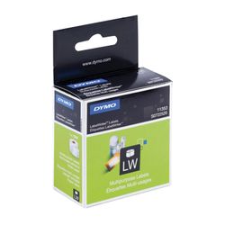 DYMO Label Writer cartridge for label printers, label 25x13 mm, roll, 1000 pcs / roll, removable, white
