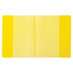 Covers SET of 10 PCs, to notebooks, diaries, INLANDIA, COLORED PVC, FROSTED, 100 µm, 208x346 mm