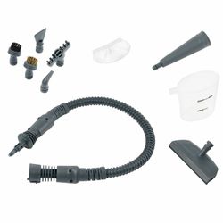 Steam cleaner KITFORT KT-918-2, 1000W, 3 bar, volume 0.2 l, white/grey