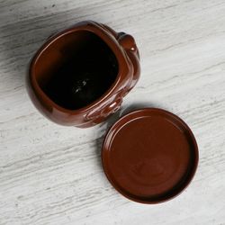Керамика ручной работы / Planter "African head" 1.4 l