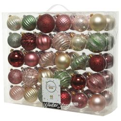 Kaemingk / A set of plastic balls Lights of Montmartre, 6-7 cm, 60 pcs