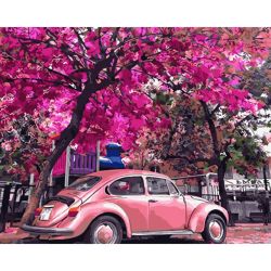 Опт-картина / Pintura por números 40x50 Ambiente primaveral