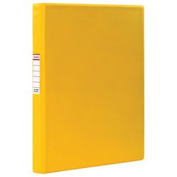 BRAUBERG 2 telli bağlayıcı, karton / PVC, 35 mm, sarı, 180 yaprağa kadar (çift ömür)