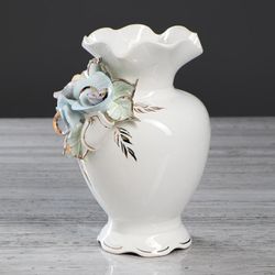 Керамика ручной работы / Table vase "Wave"