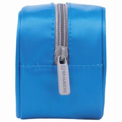 Pencil case-cosmetic bag BRAUBERG, soft, "KING BLUE", 20х8х9 cm