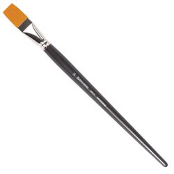 Brush art is a professional ART BRAUBERG "CLASSIC", stiff synthetic, flat, No. 24, long handle