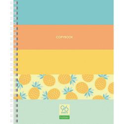 HATBER / Notebook A5, 96l., -ECO, comb, cage, cardboard cover, "Berries" / 8 pcs.