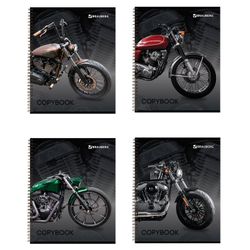 BRAUBERG / Тетрадь А5, 48 л., ЭКО, гребень, клетка, обложка картон, МОТОЦИКЛЫ / 10 шт.
