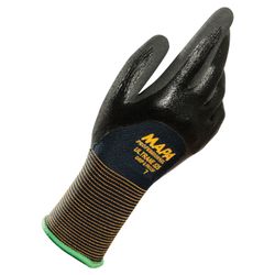 MAPA / Textile gloves Ultrane 525, nitrile coating (doused), oil resistant, size 8 (M), black