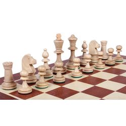 GamesDealer / Ajedrez "Staunton 4", (piezas en una bolsa de plástico separada), Wegiel
